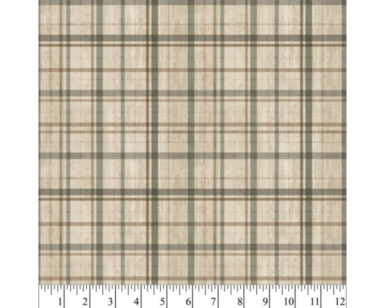 Woodland Plaid Cotton Fabric | By The Yard | Sewing and Crafting | 44 inches wide